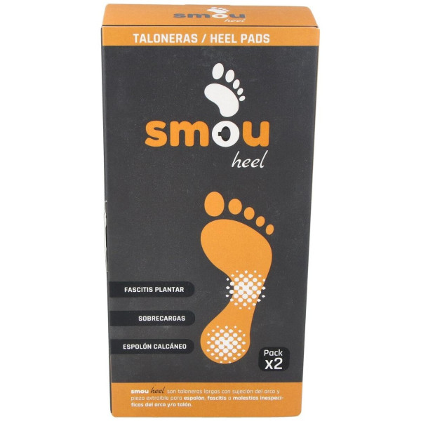 Smou Heel Talonera Larga Fascitis Y Espolón 39/40/41 1 Par