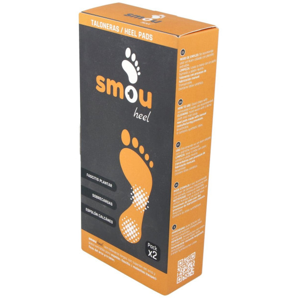 Smou Heel Talonera Larga Fascitis Y Espolón 39/40/41 1 Par