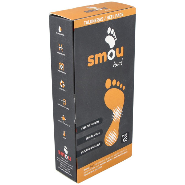 Smou Heel Talonera Larga Fascitis Y Espolón 39/40/41 1 Par