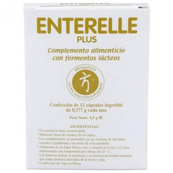 Bromatech Enterelle Plus, 12 Cápsulas