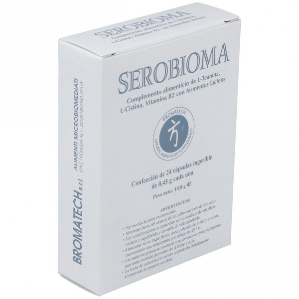 Bromatech Serobioma Con Probióticos Y Prebióticos En Cápsulas.