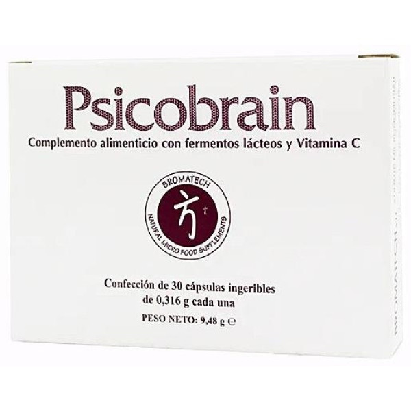 Bromatech Psicobrain Para El Sistema Nervioso 30 Cápsulas