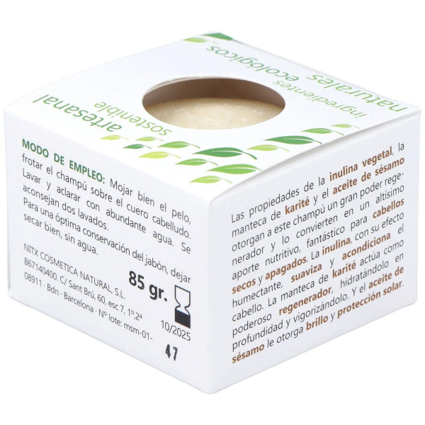 Nitx Champú Sólido Nutritivo 85G