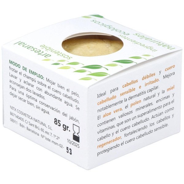 Nitx Champú Sólido Regenerador 85G