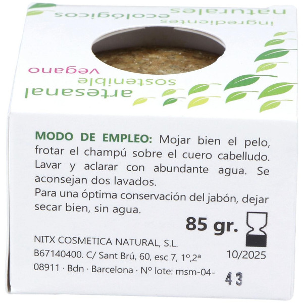 Nitx Sahara Antigras Champu Solido 85G