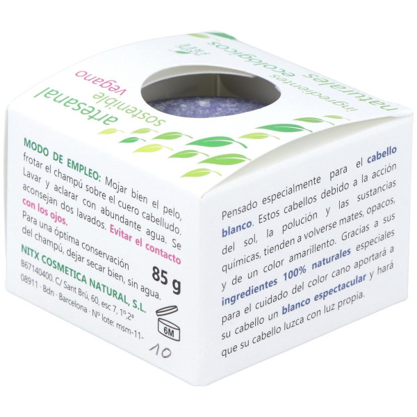 Nitx Champú Sólido Cabellos Blancos 85G