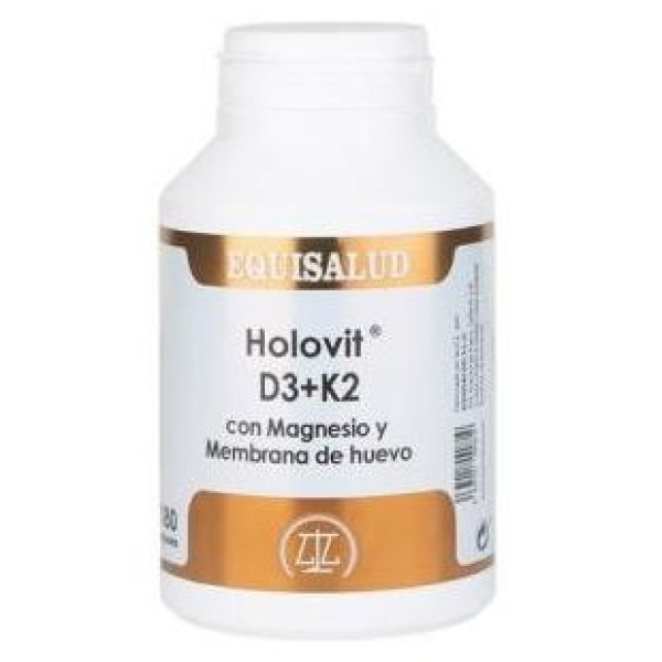 Holovit D3+K2 Con Magnesio Y Membrana De Huevo 180Caps