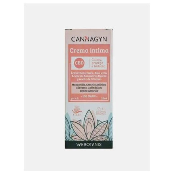 Webotanix Cannagyn Crema Intima 30Ml. Bio