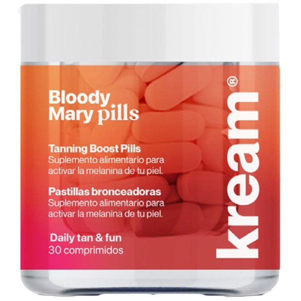 Bloody Mary Pills Pastillas Bronceadoras 30 U