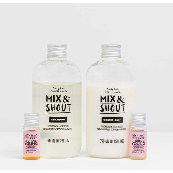 Mix Y Shout Rutina Rizado Fortalecedor Set 4Uds
