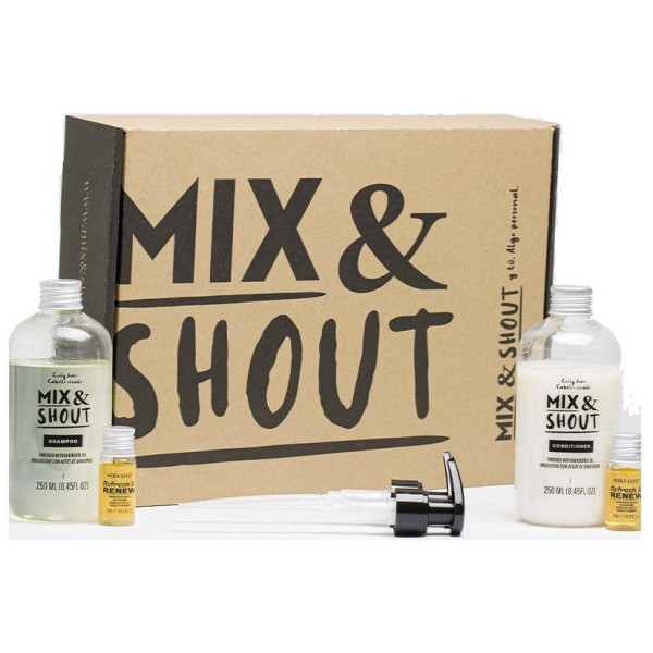Mix Y Shout Rutina Rizado Reparador Set 4Uds