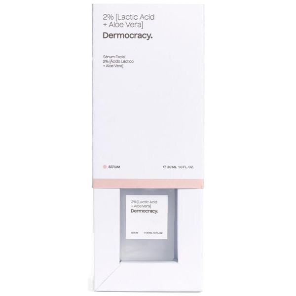 Dermocracy Sérum Facial 2% Ácido Láctico + Aloe Vera 30Ml
