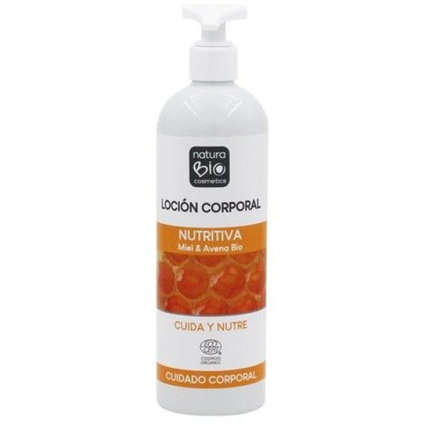 Naturabio Cosmetics Loción Corporal Nutritiva Con Miel Y Avena 500Ml