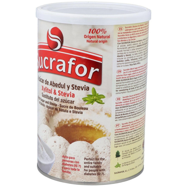 Sucrafor (Azucar De Abedul Y Stevia) 800Gr 2
