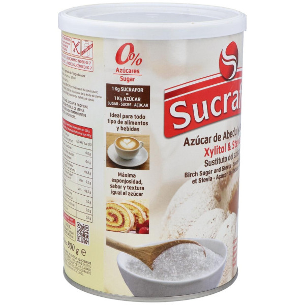 Sucrafor (Azucar De Abedul Y Stevia) 800Gr 2