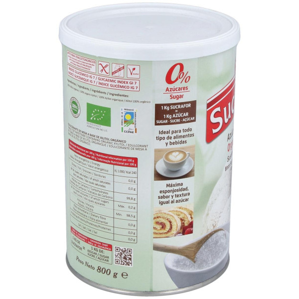 Sucrafor ( Azucar De Abedul) 800Gr. Bio