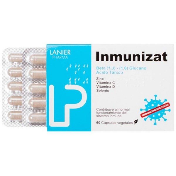 Lanier Pharma Inmunizat Suplemento Inmunológico 60 Cápsulas Vegetarianas