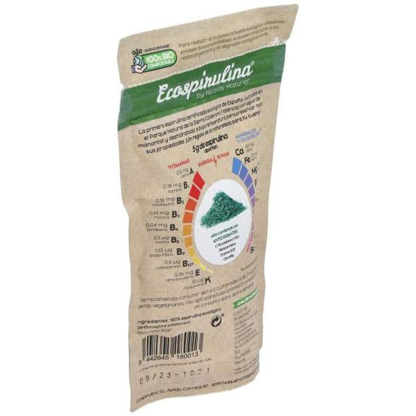 Ecospirulina Espirulina Pura En Hebras 80G