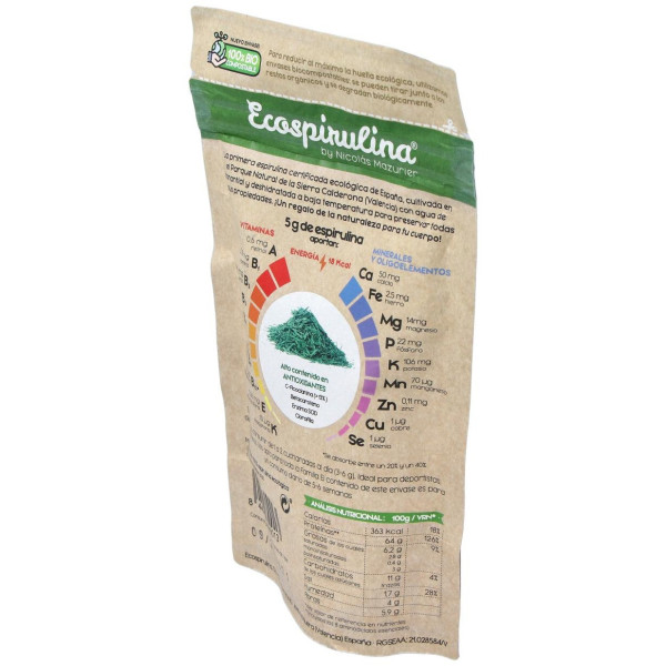 Ecospirulina Espirulina Pura En Hebras 80G
