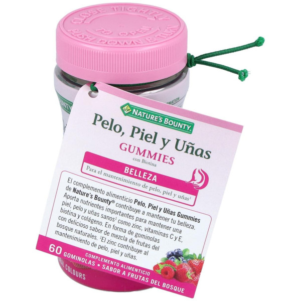 Gummies Pelo Piel Y Uñas Con Biotina 60Gominolas 2