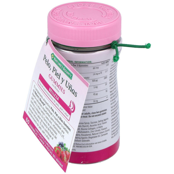 Gummies Pelo Piel Y Uñas Con Biotina 60Gominolas 2