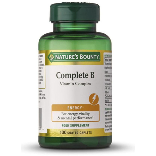 Nature'S Bounty B Complex Complejo Vitamina B 100Comp 2