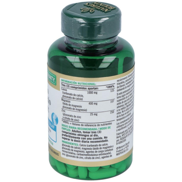 B-Calcio Magnesio Y Zinc 100 Cápsulas Recubiertas