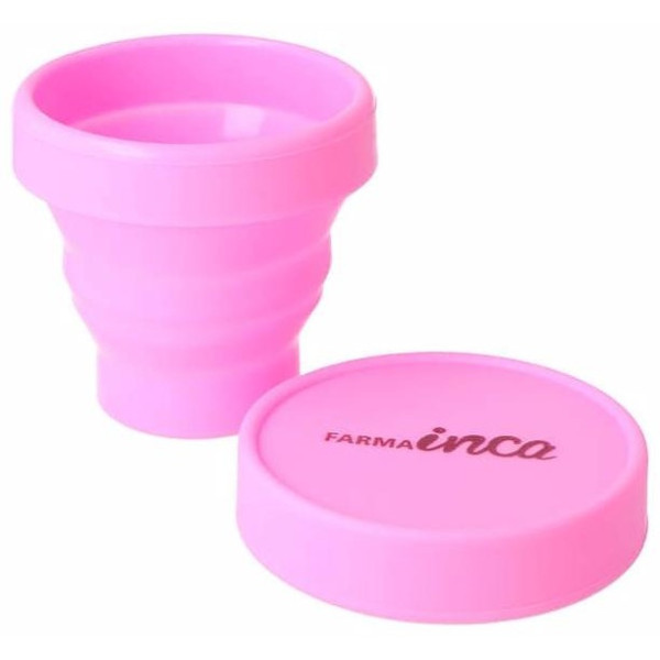 Farma Inca Copa Menstrual Reutilizable + Esterilizador Plegable Talla M 1U