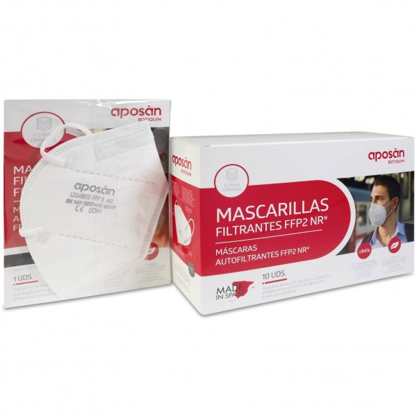 Aposán Mascarillas Ffp2, 10 Uds