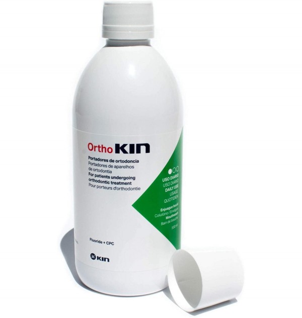 Orthokin Enjuague Bucal (1 Envase 500 Ml Sabor Fresa Mentolada)