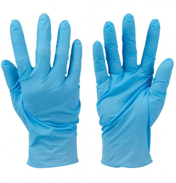 Guantes De Nitrilo Para Exploracion - Corysan Ambidiestro No Esteril (100 Unidades Talla Grande)