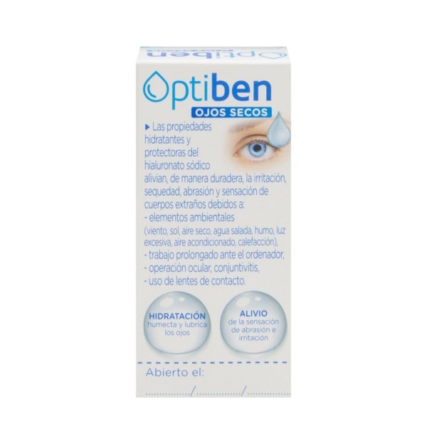 Optiben Ojos Secos Gotas (1 Frasco 10 Ml)