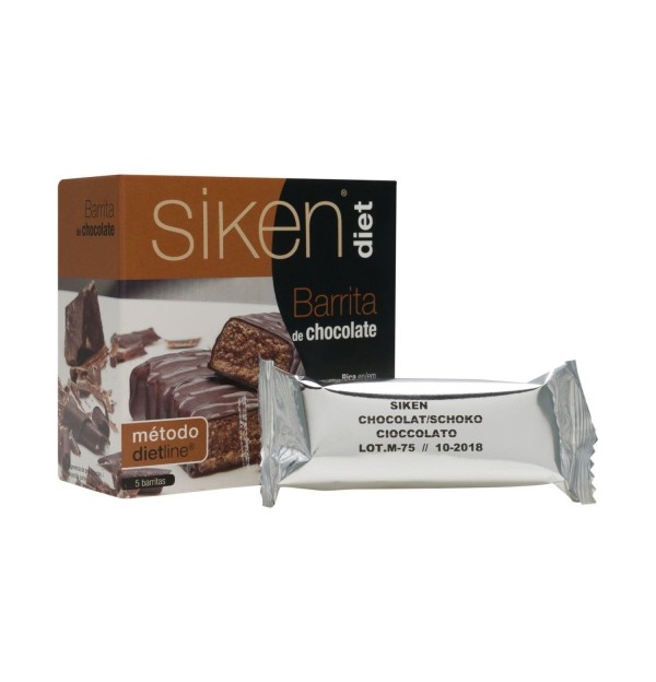 Siken Diet (5 Barritas 36 G Sabor Chocolate)