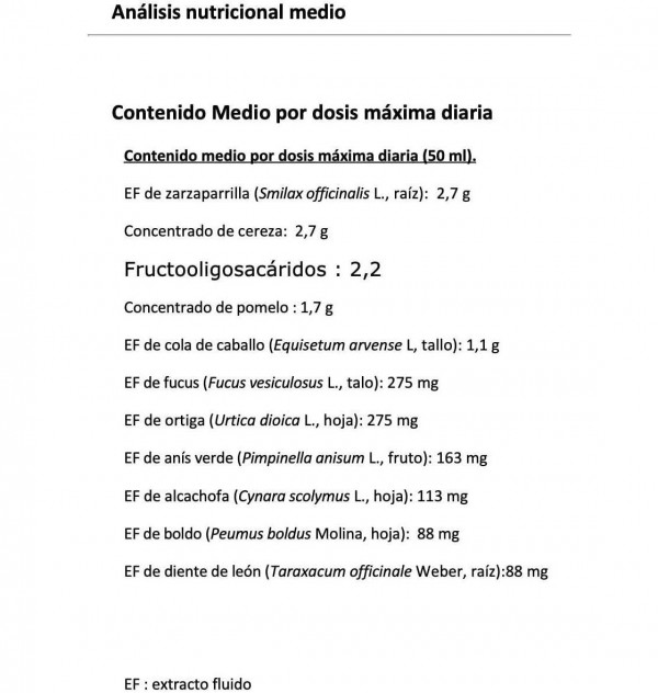 Bimanan Drenaje Reductor Ultra (1 Envase 500 Ml)
