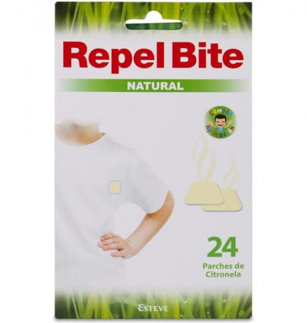 Repel Bite Natural Parches Ropa C/ Citronella (24 Aplicaciones)