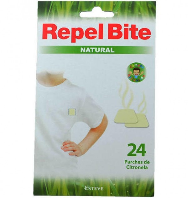 Repel Bite Natural Parches Ropa C/ Citronella (24 Aplicaciones)