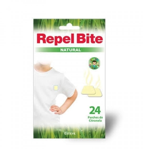 Repel Bite Natural Parches Ropa C/ Citronella (24 Aplicaciones)