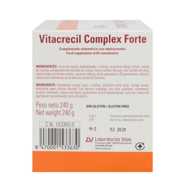 Vitacrecil Complex Forte (30 Sobres)