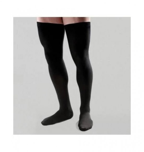 Media Caballero Larga (A-F) Compresion Normal - Farmalastic Silicona (2 Unidades Talla Extragrande)