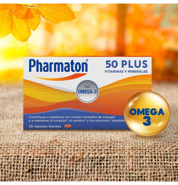 Pharmaton 50 Plus (30 Capsulas)