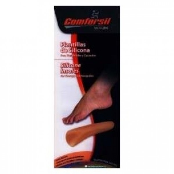 Comforsil Plantillas Silicona Pies Cansados Talla S, 2 Unidades