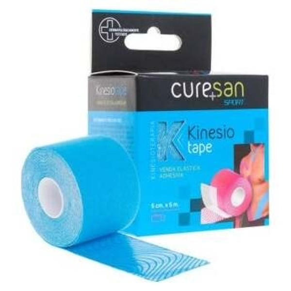 Curesan Curetape Vendaje Neuromuscular Azul 5Mx5Cm 1Ud