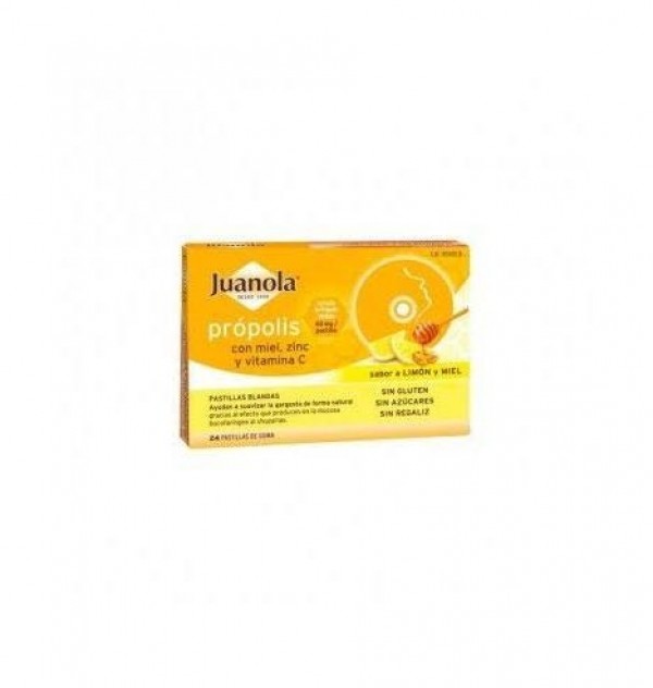 Juanola Propolis Pastillas Limon Miel (24 Pastillas)