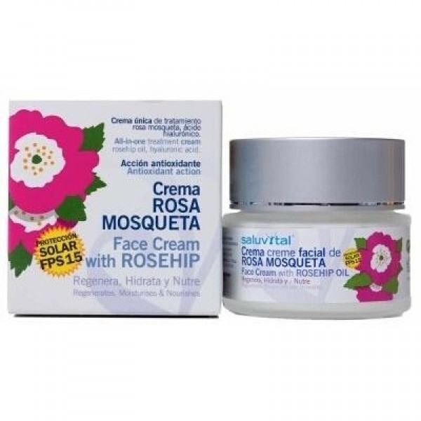 Saluvital Crema De Rosa Mosqueta Piel Seca 50Ml