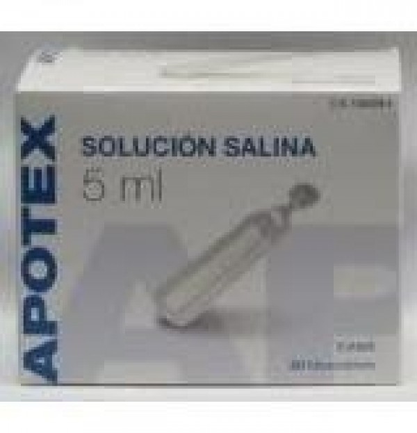 Apotex Solución Estéril Salina Fisiológica, 30 Monodosis 5 Ml. - Apotex
