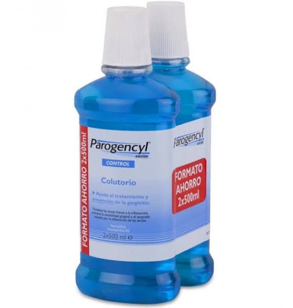 Parogencyl Encias Control Enjuague Bucal (2 Envases 500 Ml)