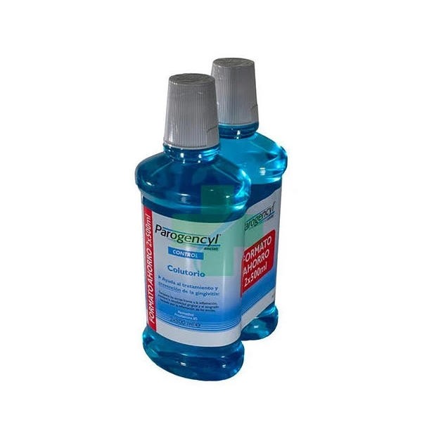 Parogencyl Encias Control Enjuague Bucal (2 Envases 500 Ml)