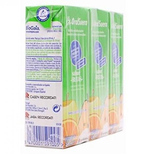 Bioralsuero (3 Tetrabrick 200 Ml Sabor Frutas)