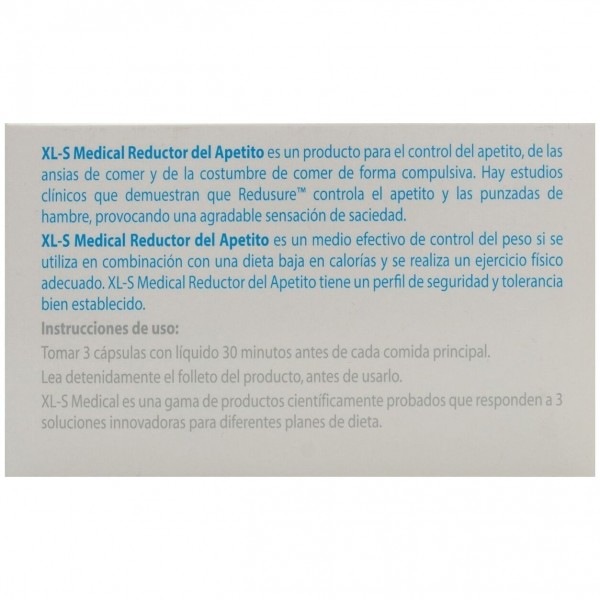 Xls Medical Specialist Reductor Del Apetito 60 Cápsulas