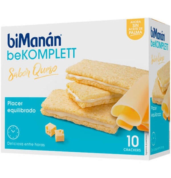 Bimanan Bekomplett Snack Crackers Queso (10 Unidades 200 G)